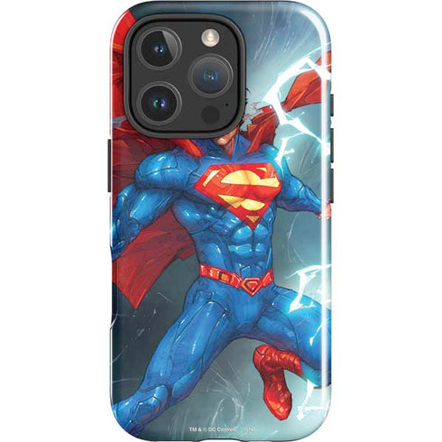 DC Comics Superman Elements iPhone 16 Pro Max Impact Case